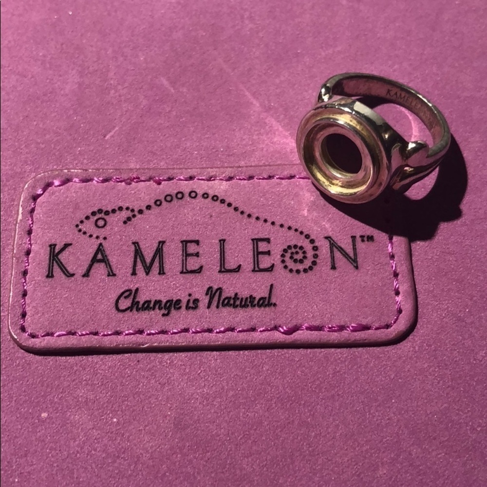 Kameleon ~Sterling silver ~JewelPop ~ Ring ~Sz 8.5